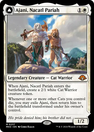 Ajani, Nacatl Pariah // Ajani, Nacatl Avenger
