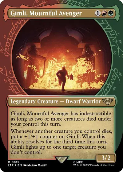 Gimli, Mournful Avenger