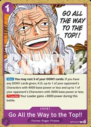 Go All the Way to the Top!!