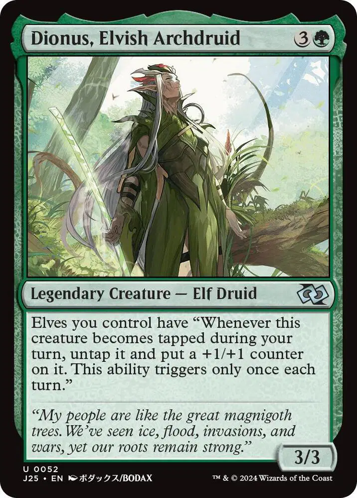 Dionus, Elvish Archdruid