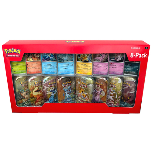 Prismatic Evolutions: Costco 8-Pack Mini Tins Bundle