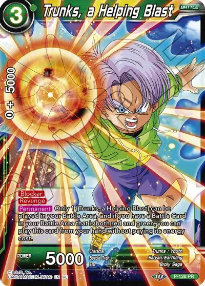 Trunks, a Helping Blast