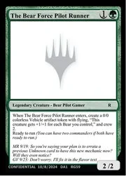 The Bear Force Pilot Runner