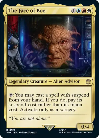 The Face of Boe
