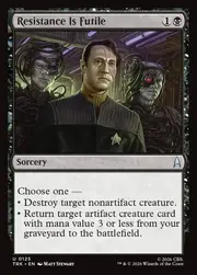 Resistance Is Futile