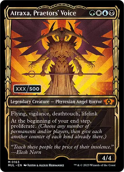 Atraxa, Praetors' Voice