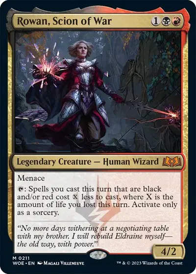 Rowan, Scion of War