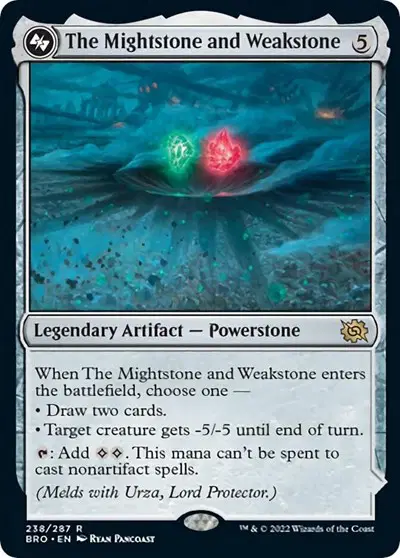 The Mightstone and Weakstone // Urza, Planeswalker