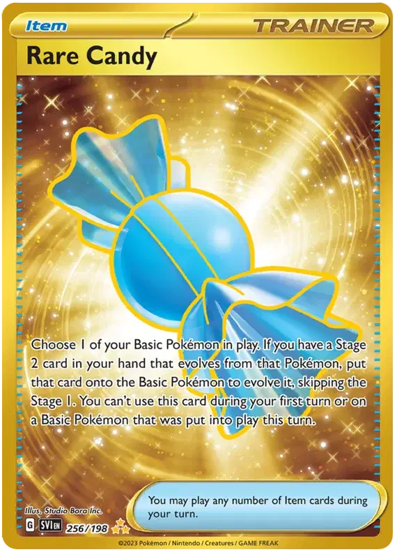 Auction card for Rare Candy