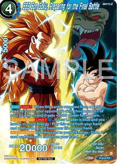 SS3 Son Goku, Preparing for the Final Battle