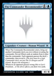 The Commander Recommender