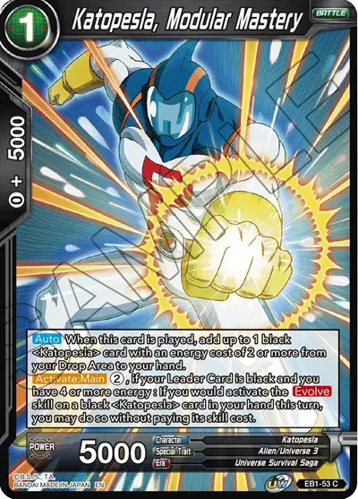 Katopesla, Modular Mastery