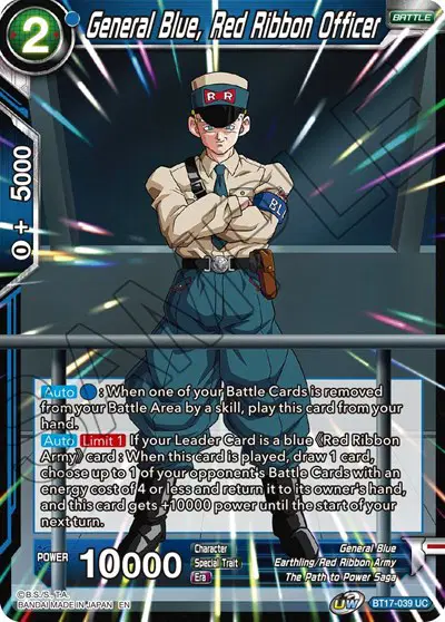 General Blue, Red Ribbon Officer