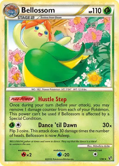 Auction card for Bellossom