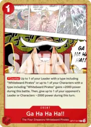 Ga Ha Ha Ha!!