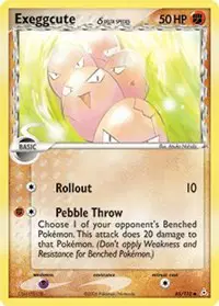 Auction card for Exeggcute (Delta Species)