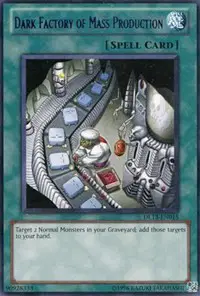 Dark Factory of Mass Production