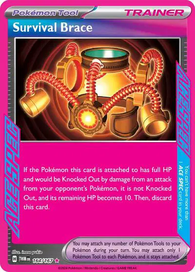 Auction card for Survival Brace