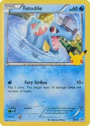 Auction card for Totodile