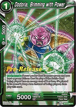 Dodoria, Brimming with Power