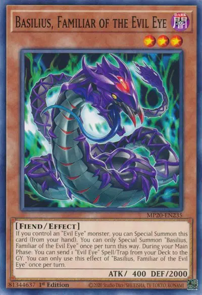 Basilius, Familiar of the Evil Eye