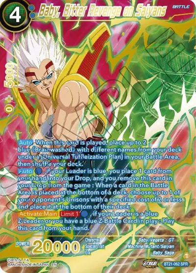 Baby, Bitter Revenge on Saiyans