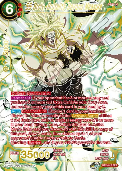 SS Broly, Brutality Beyond Measure
