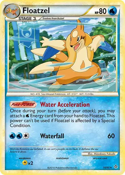 Auction card for Floatzel