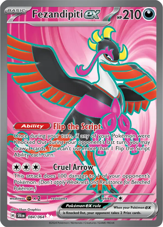 Auction card for Fezandipiti ex