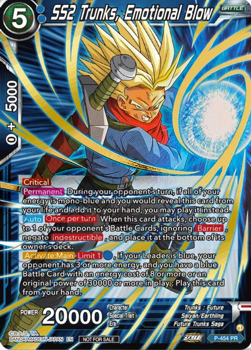 SS2 Trunks, Emotional Blow