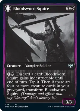 Bloodsworn Squire // Bloodsworn Knight