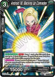 Android 18, Backing Up Comrades