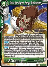 Great Ape Vegeta, Energy Manipulation