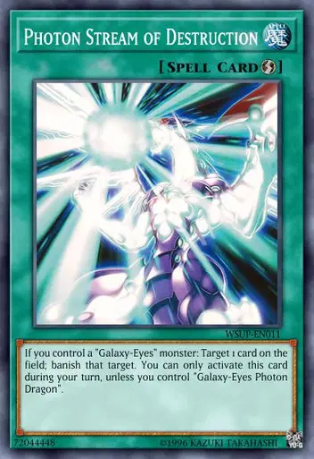 Photon Stream of Destruction