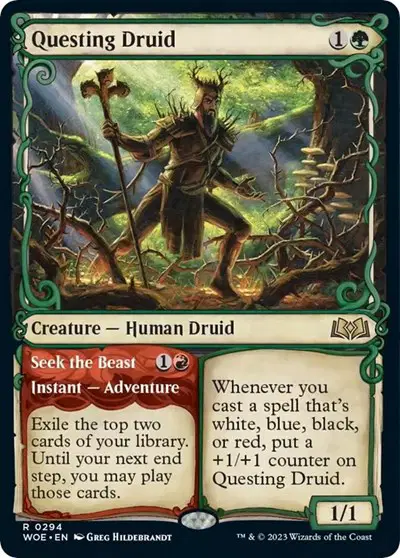 Questing Druid // Seek the Beast