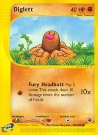 Auction card for Diglett