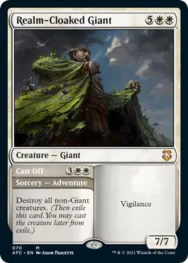 Realm-Cloaked Giant // Cast Off