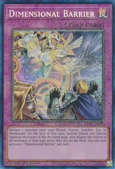 Dimensional Barrier