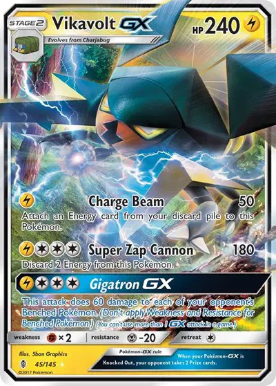 Auction card for Vikavolt GX