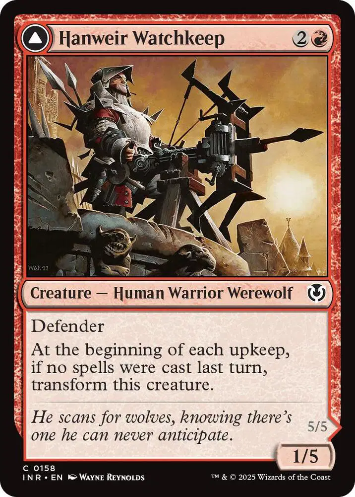 Hanweir Watchkeep // Bane of Hanweir