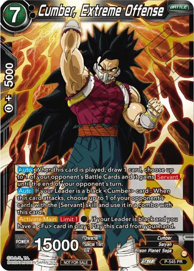 Cumber, Extreme Offense