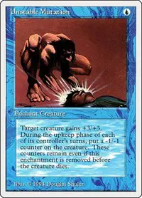 Unstable Mutation