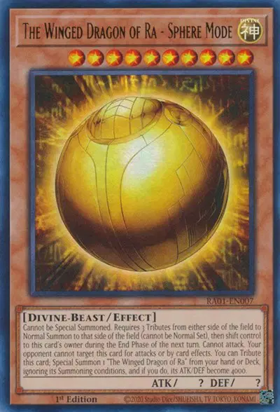 The Winged Dragon of Ra - Sphere Mode