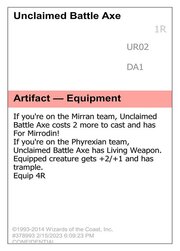 Unclaimed Battle Axe