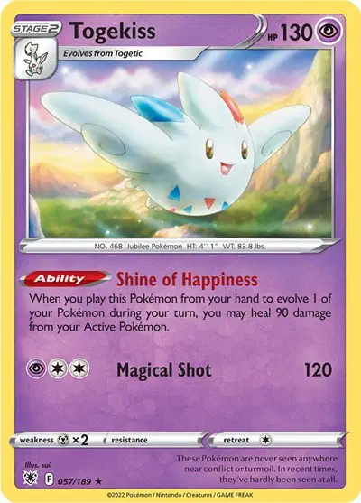 Auction card for Togekiss