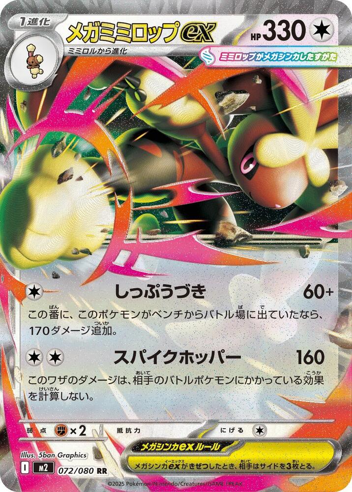 Auction card for Mega Lopunny ex