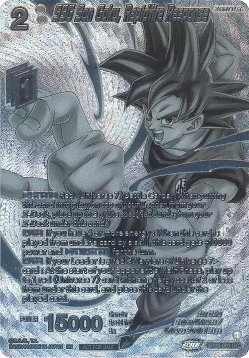 SSG Son Goku, Rapidfire Response