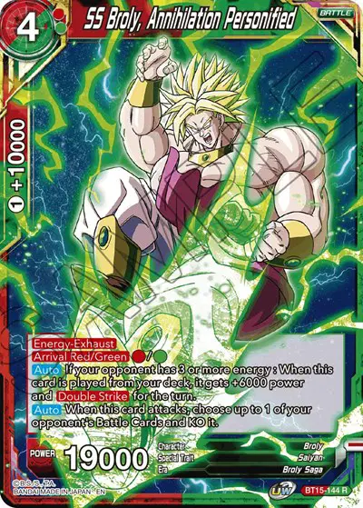 Broly, Annihilation Personified