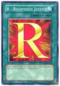 R - Righteous Justice