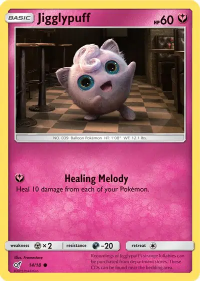Auction card for Jigglypuff (Holo Common)